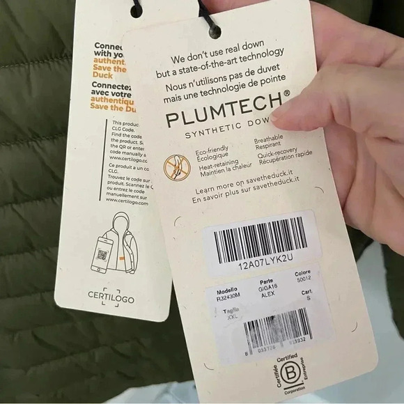 NWT Save the Duck Packable Puffer Jacket size XXL - Picture 5 of 15